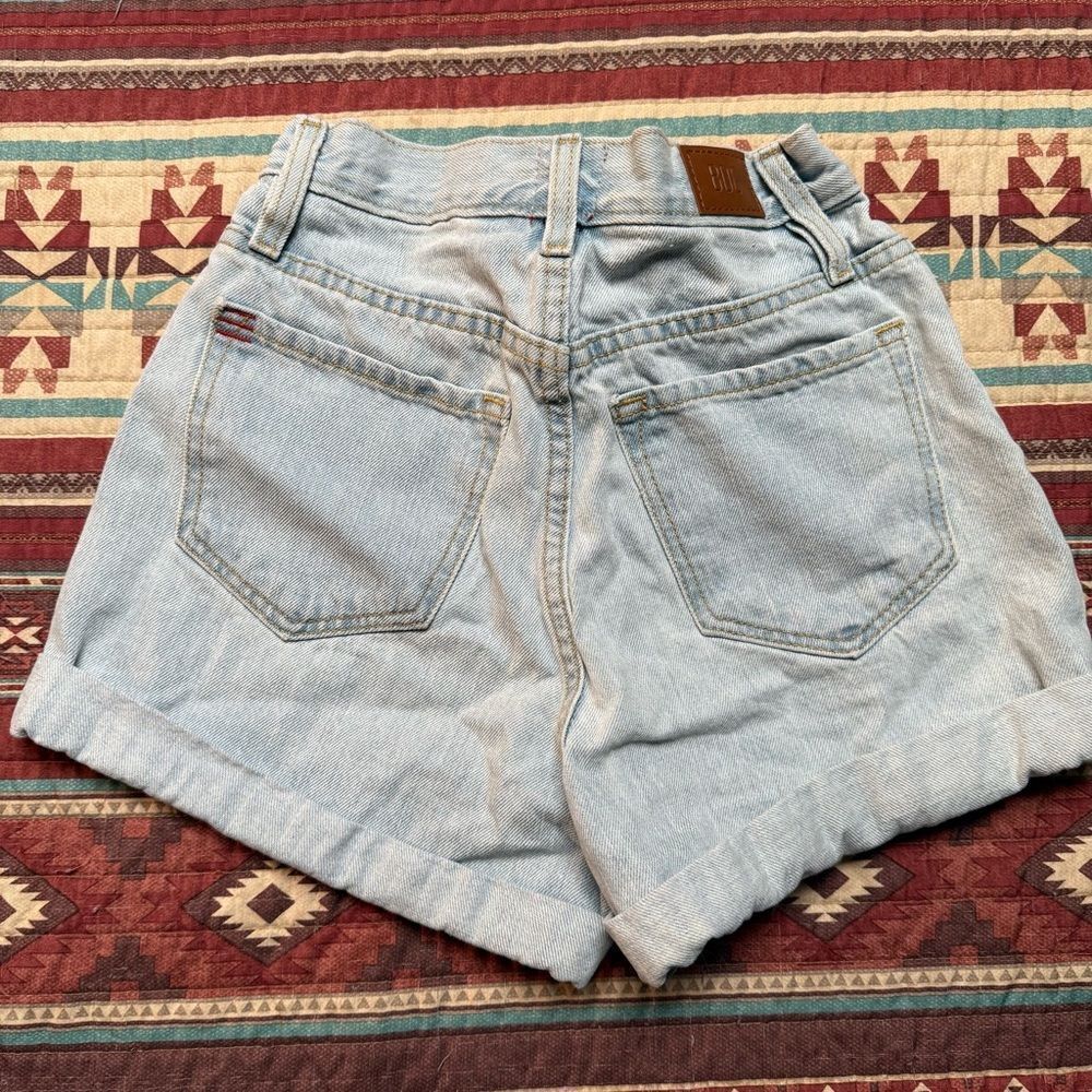 BDG Light Blue Women's mom high rise shorts size 25 - Picture 5 of 6